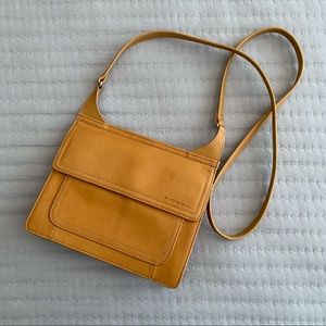 FOSSIL LEATHER FLAT BAG
